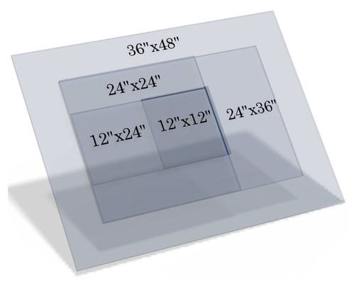 10000nm - 11000nm Safety Windows Visible  Laser Cutting Accessories