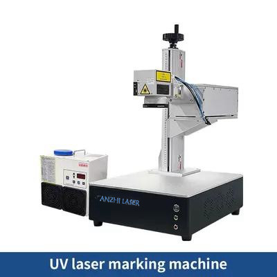19LPM 100 X 100mm Laser Etching Machine Water Cooling Ultraviolet Beam Engraver